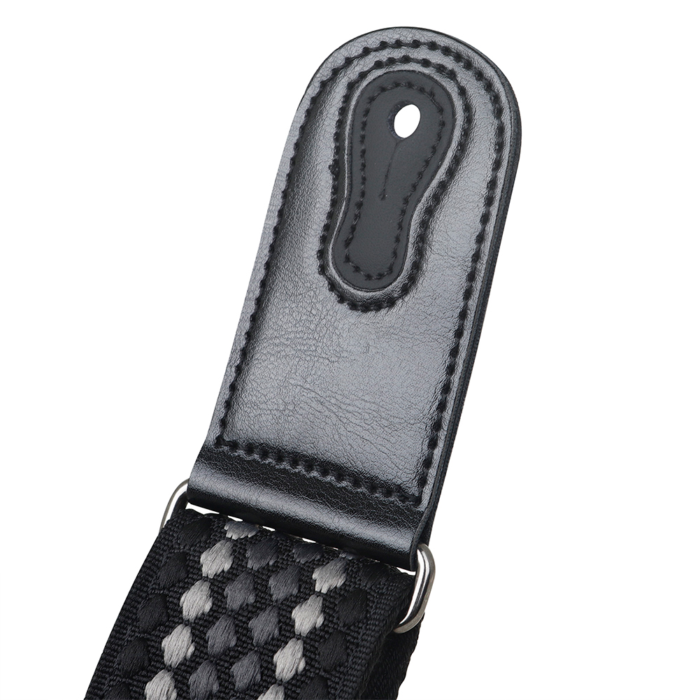 Acoustic Electric Guitar Bass Straps Embroidery Patterns Guitar Strap Adjustable Length From 94 To 156CM For String Instruments. 