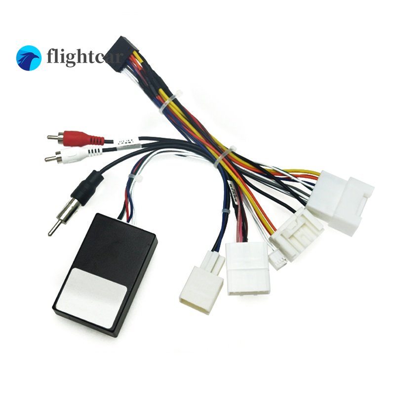 flightcar Car Stereo Audio 16PIN Android Wiring Harness Power Cable Adapter With Canbus Box For Toyota Tundra/Sequoia/Lexus 330/350