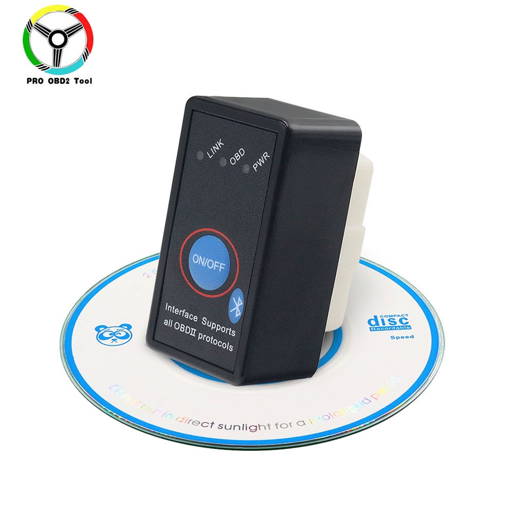 Quality ELM 327 Switch V2.1 Bluetooth OBD2 CAN-BUS  OBDII Protocols Diagnostic Tool Super Mini ELM327 v2.1 Car Scanner. 
