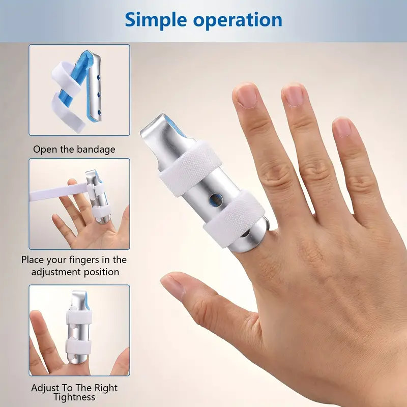 Finger fracture, orthodontic fixer, used for hand 1Pc finger splints, finger support stents, finger stable arthritis, fixation. 