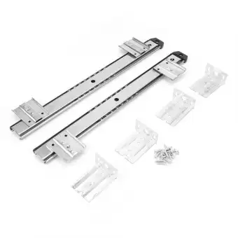 Keyboards Ball Bearing Rails 2 Pcs Thickened Cold Rolled Steel