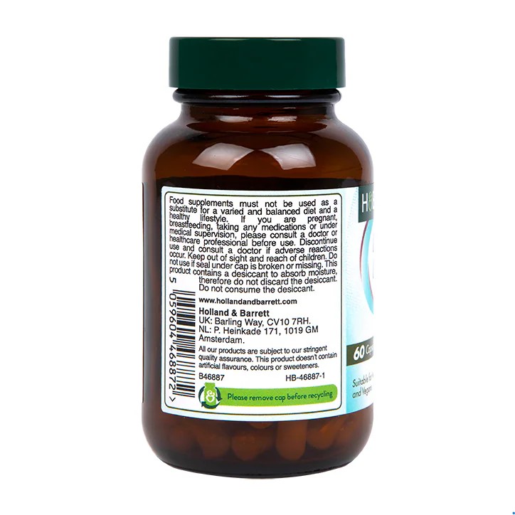 Holland & Barrett Live Friendly Bacteria with Acidophilus 3 Billion 60 Capsules UK. 