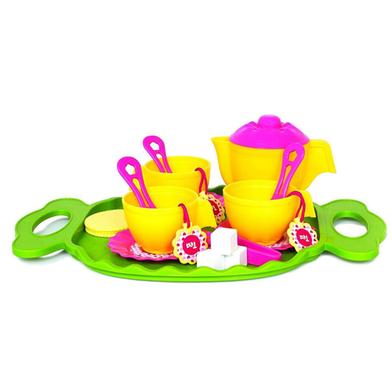 Giggles - Tea Party Set 22 Piece Colourful Pretend and Play  Language and Social Skills Role Play. 