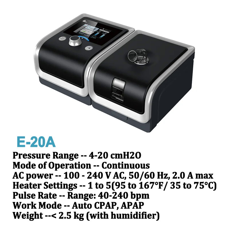 BMC E-20A Auto CPAP Machine APAP Sleep Apnea Machine with Full Face Mask Humidifier for Anti Snoring Obstructive Sleep Apnoea. 