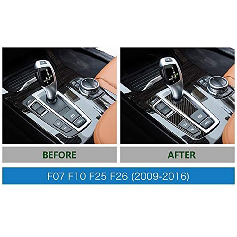 Car Gearshift Panel Frame Sticker Interior Stickers for -BMW 5 Series F07 F10 X3 X4 F25 F26 2009-2016
