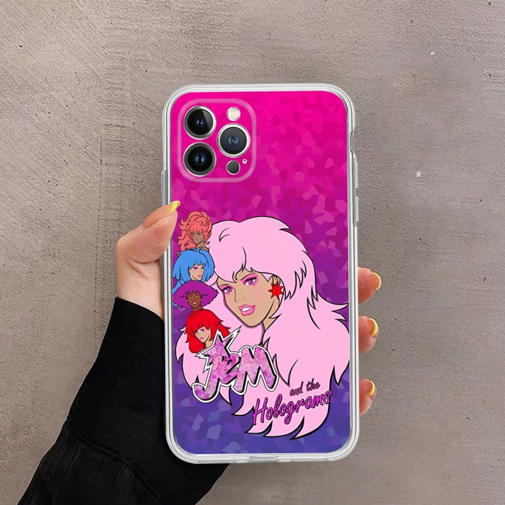 Jem And The Holograms Phone Case For iPhone 14 11 12 13 relaxMini Pro XS Max Cover 6 7 8 Plus X XR SE 2020 Funda Shell. 