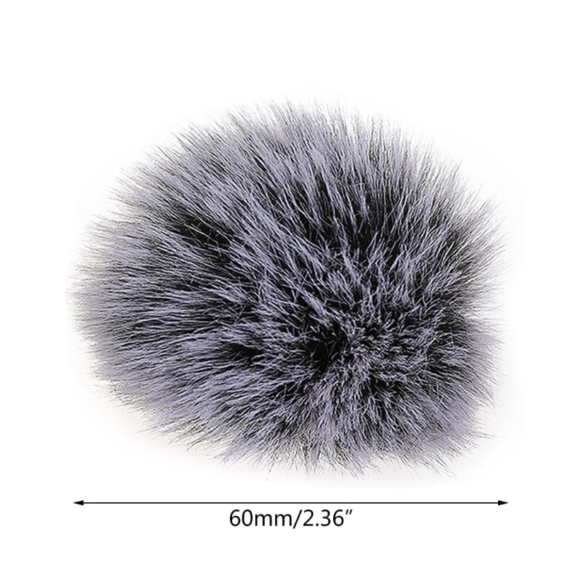 F3MA VideoMicro Microphone windscreen Deadcat Wind Shield, Furry Wind Muff for DJI MIC. 