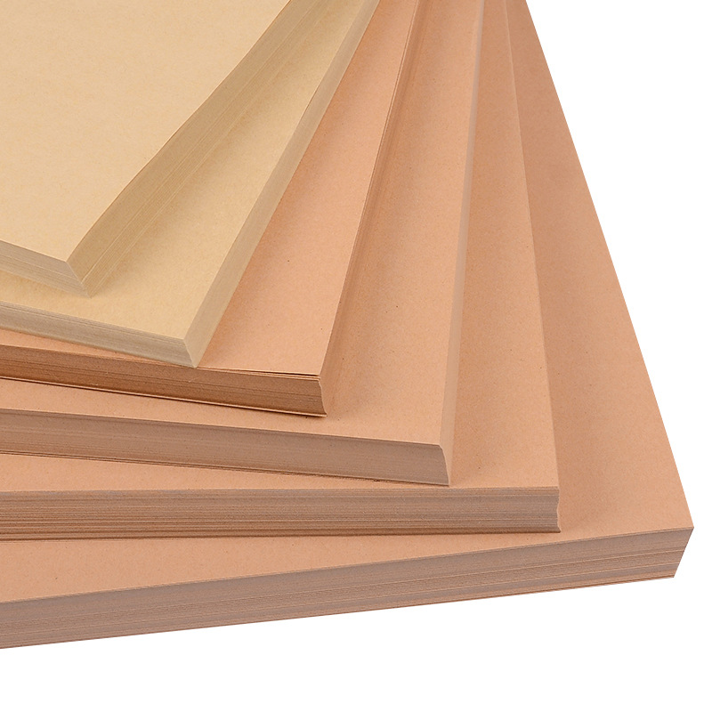 70-400gsm A4 Kraft Paper High Quality A4 Hard Kraft Paper DIY Handmake Card Making Craft Paper Thick Paperboard Cardboard Amour zii. 