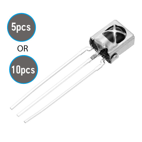 5pcs / 10pcs TSOP1838 VS1838 1838 38Khz IR 3pin Infrared Receiver for Arduino Electronic Hobby Kit DIY Project. 