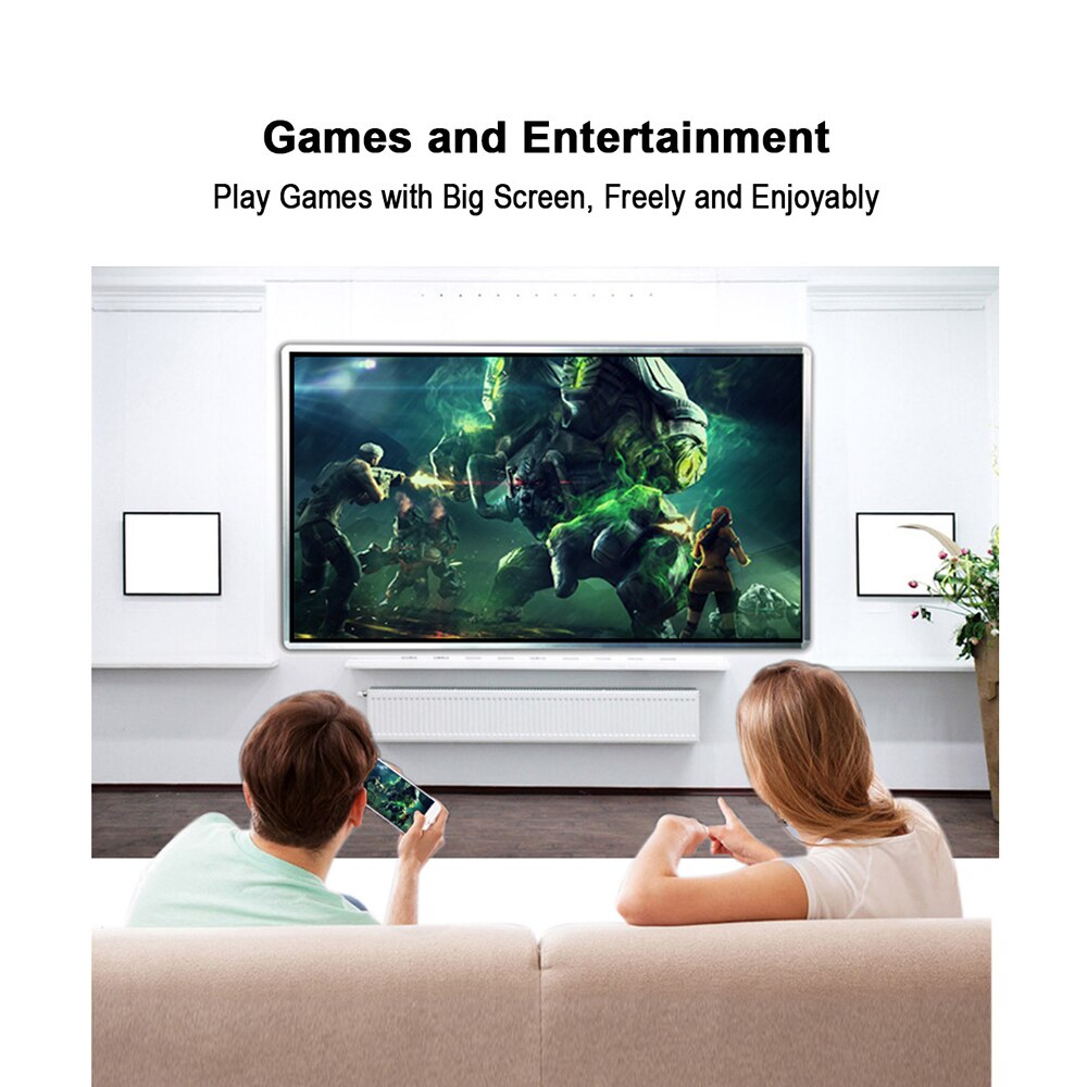 Wireless Display Dongle HDMI-compatible Adapter TV Stick Wifi Miracast Dongle Receiver Support Android Windows IOS. 