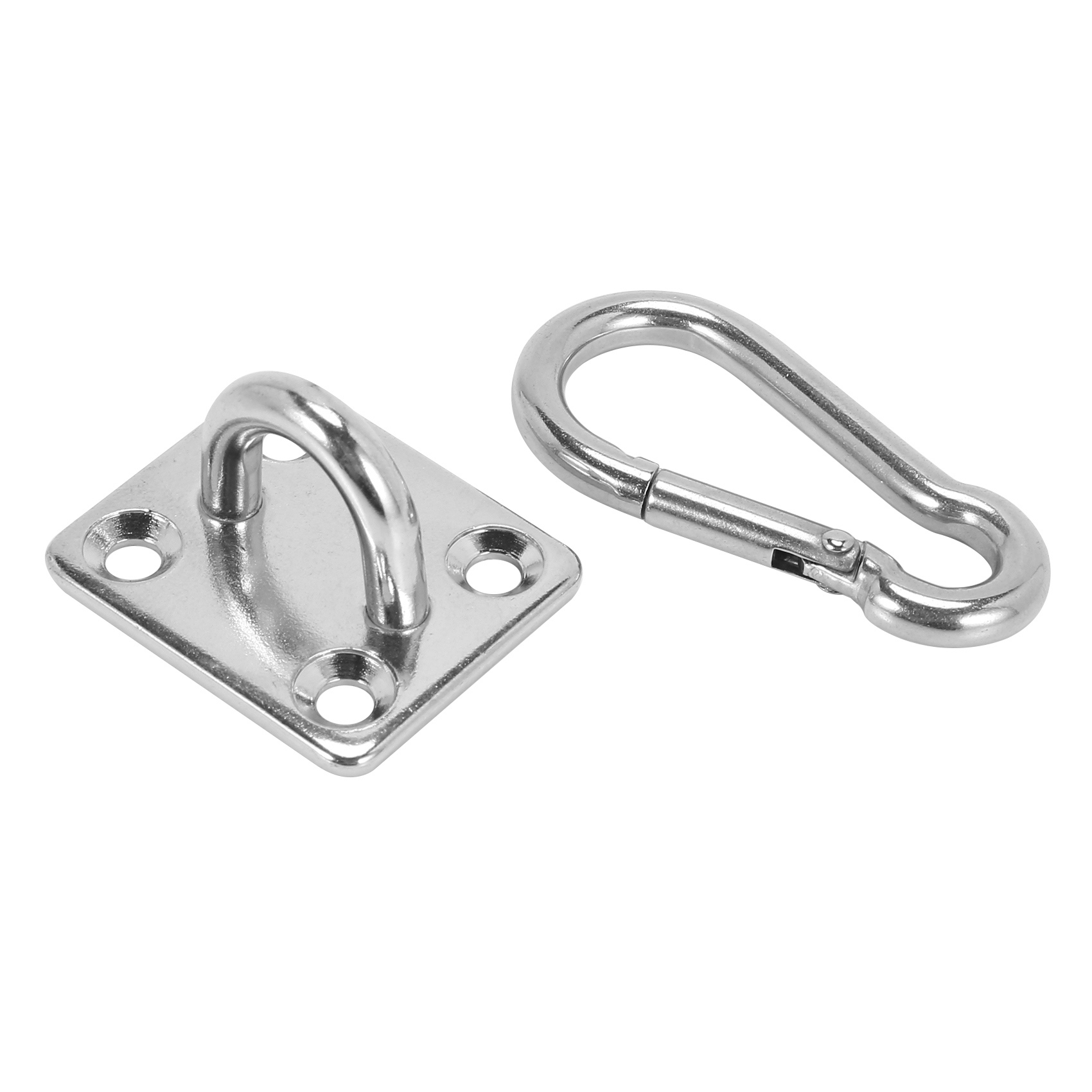 8 Sets Of Suspended Ceiling Wall Mount U-Shaped Hooks Hammock Hook Metal Base Plate with Hook. 