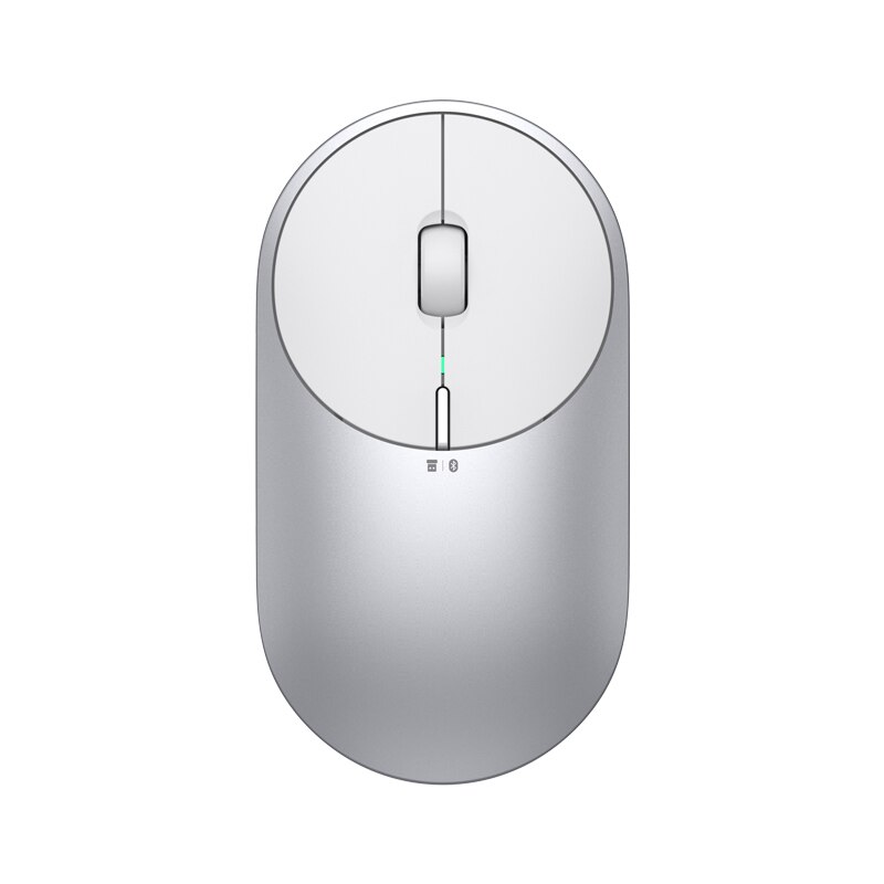 Newest Xiaomi Mi Portable Mouse 2 4-DPI 4000 2400 1800 1200 Bluetooth-Compatible RF2.4 Aluminium Metal ABS Windows 10 Android. 