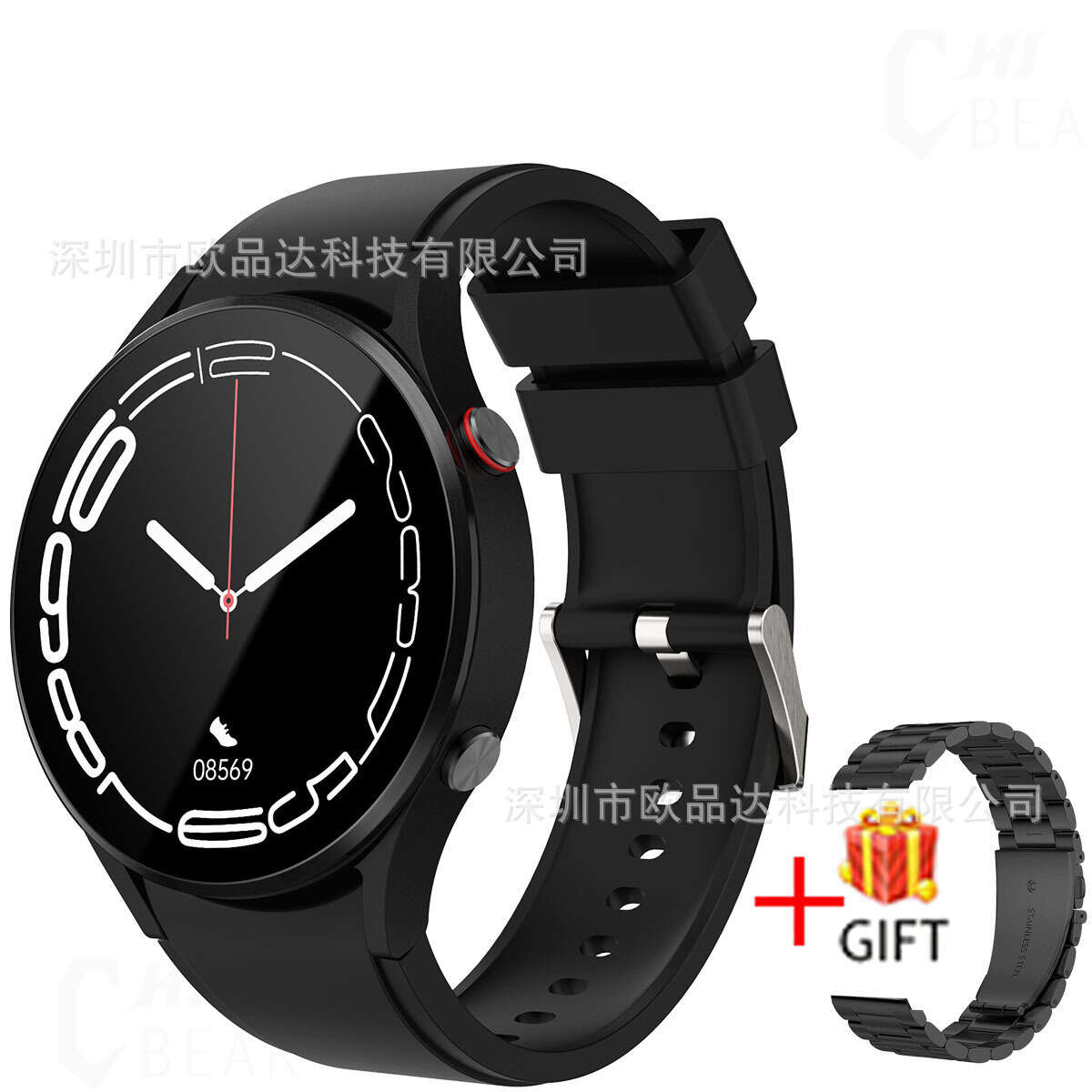 2023 New FT32 Bluetooth waterproof smartwatch with 1.32 inch * 360 high-definition display screen