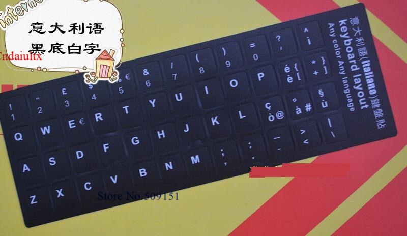 【happy one】2 PCS Italian Keyboard keyboard Protective For Notebook Laptop keyboards 12 13.3 14.0 15.6 17.3". 