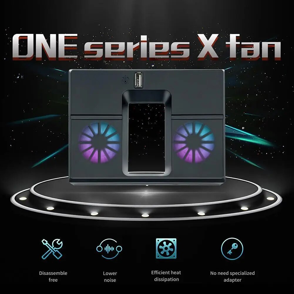 Cooling Fan For Xbox Series X Console Dock Station Slim Vertical Stand Host Side Radiator Usb Game Cooler For Xbox game Console