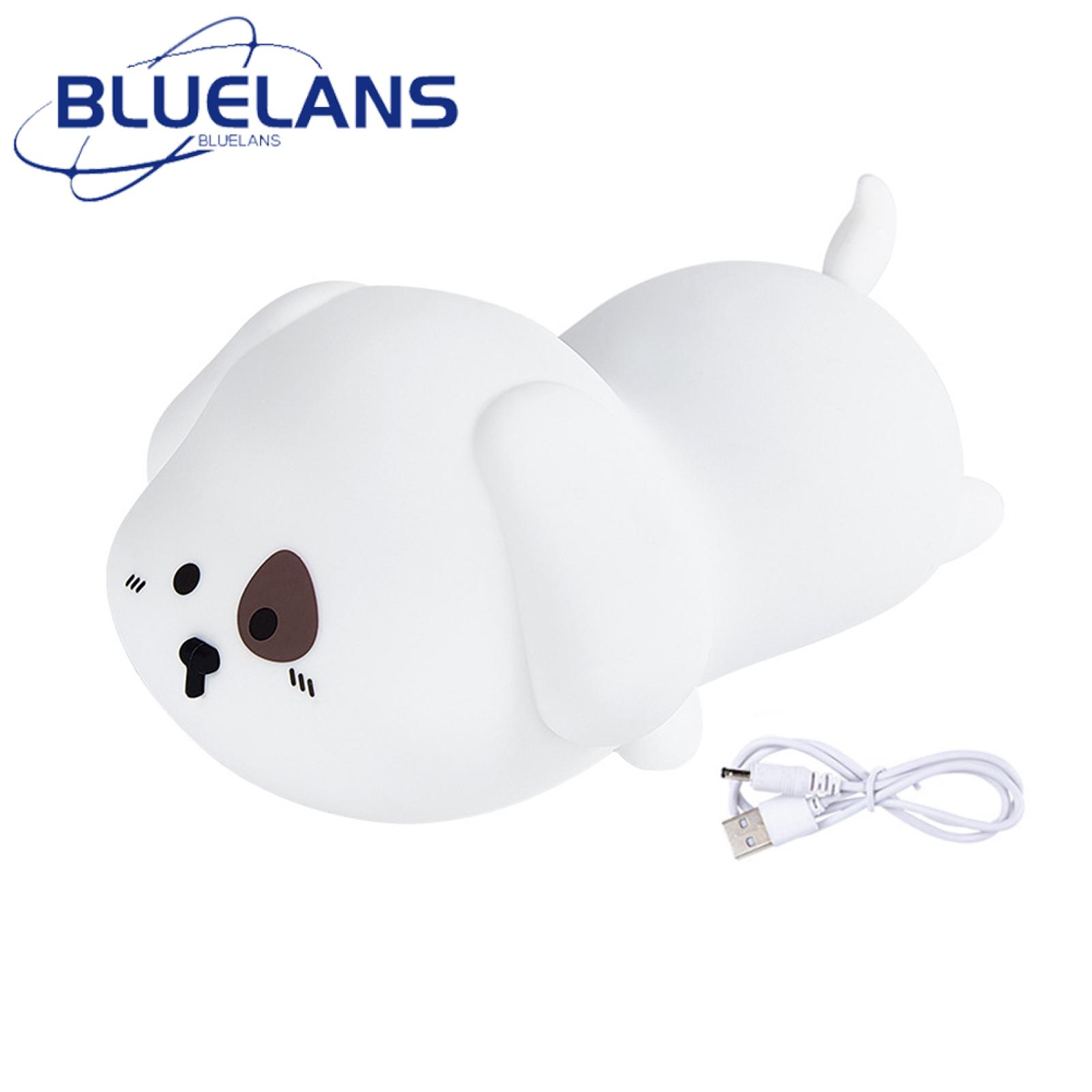 Bpa-free Night Light Adorable Puppy Silicone Night Light with Timer Touch Control Led Lamp for Eye Protection Decoration Perfect