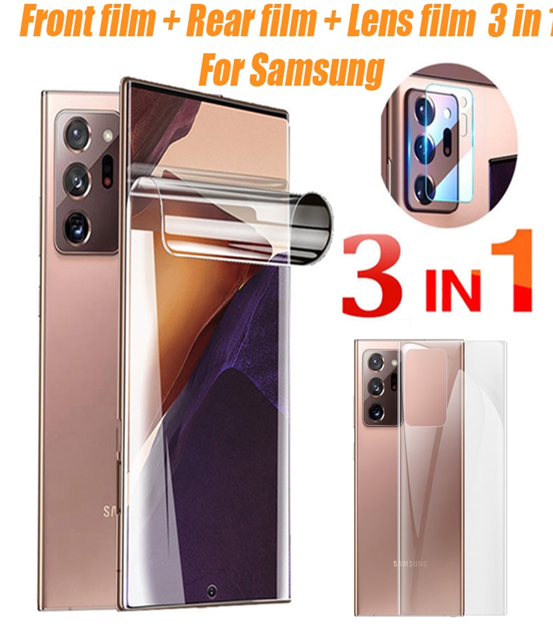 Samsung galaxy note 20 10 9 s20 ultra plus用スクリーンプロテクター,3個,フルカバー,15 オフ