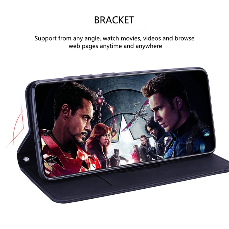 For Huawei P Smart FIG-LX1 Case Magnetic Leather Wallet Flip Card Hold Phone Case For Huawei P Smart 2018 Psmart Cover Coque. 