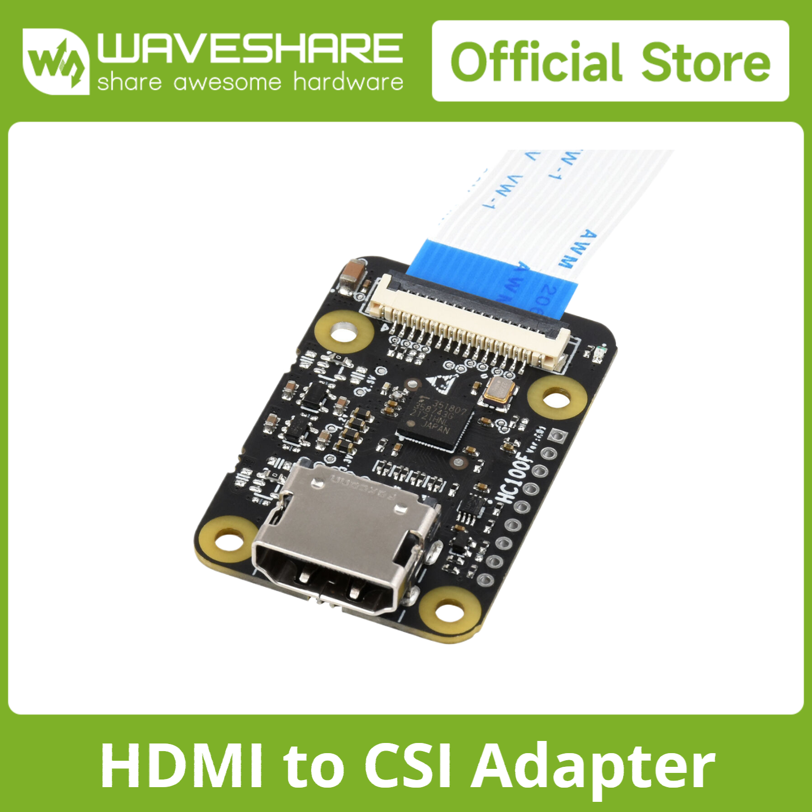 Raspberry Pi serisi, 1080p @ 30fps desteği, HDMI CSI köprüsü için CSI adaptörüne HDMI uyumlu