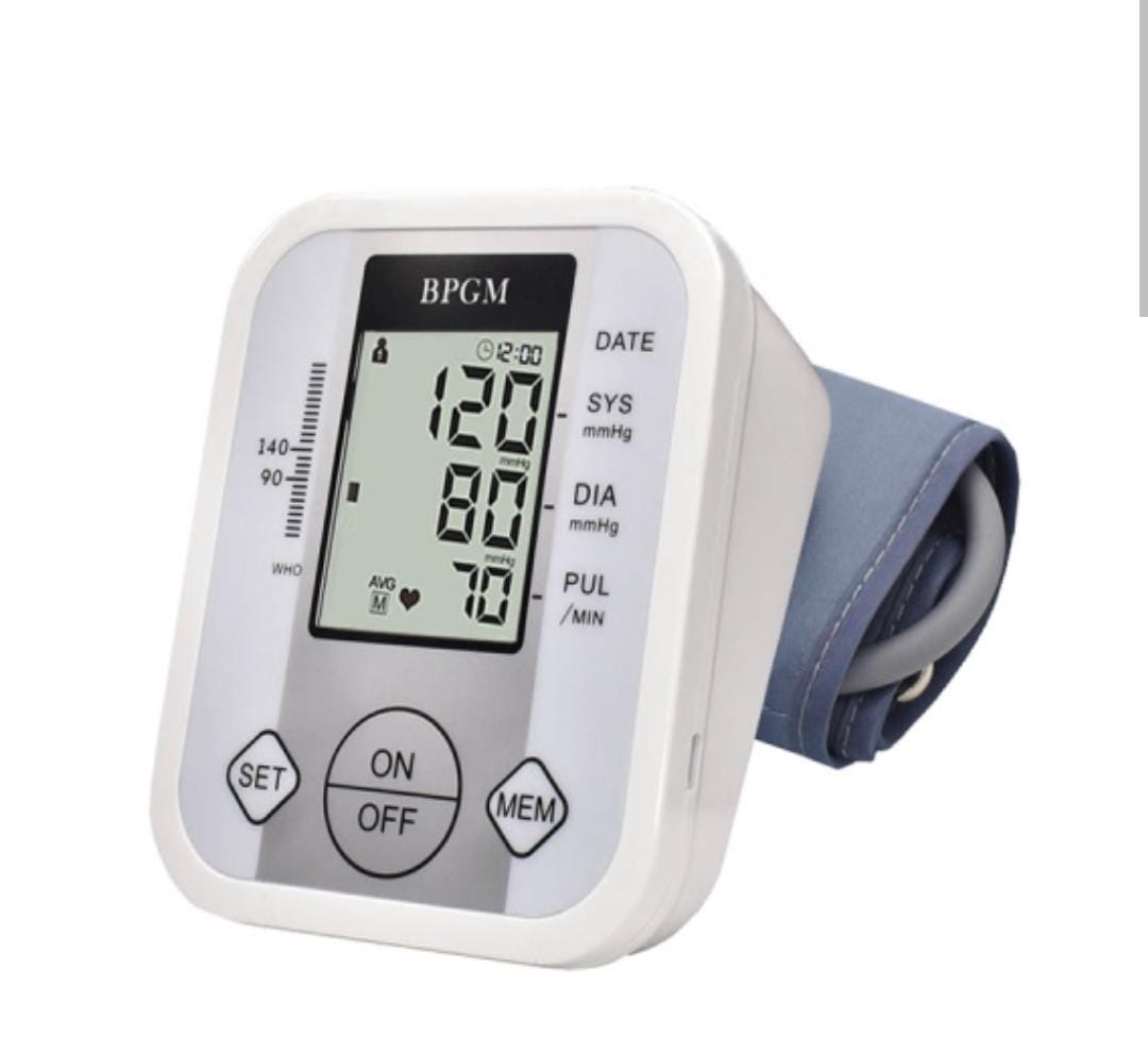 BP Machine Monitor Digital Fully Automatic Upper Arm Blood Pressure Checking Monitor with Talking Function Intellisense Technology Cuff Kit For Home Best Most Accurate Measurement- White