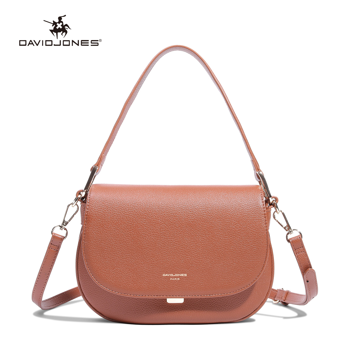 David Jones Paris women crossbody bag pu leather female handbag