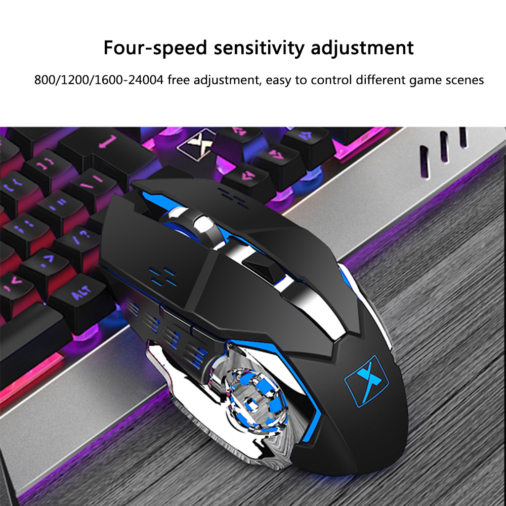 K680 Wireless Mechanical Gaming Keyboard And Mouse Kit Rgb Backlit Metal Panel Rechargeable Gamer Mouse Waterproof Keyboard Set. 