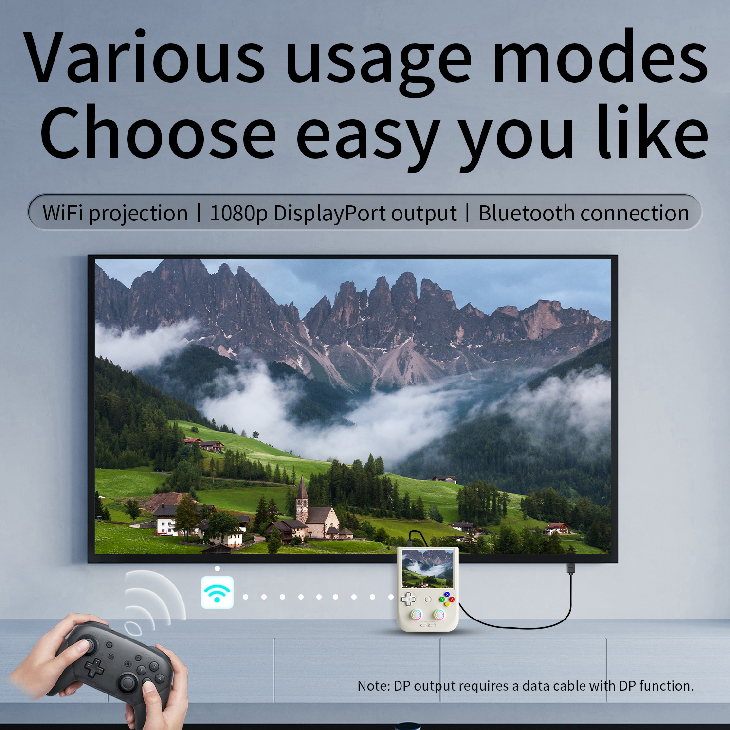 ANBERNIC RG 406V Video Handheld Game Console 4 IPS HD Touch Screen Android 13 Wifi Retro Games Player Supports 1080p DP RG406V. 