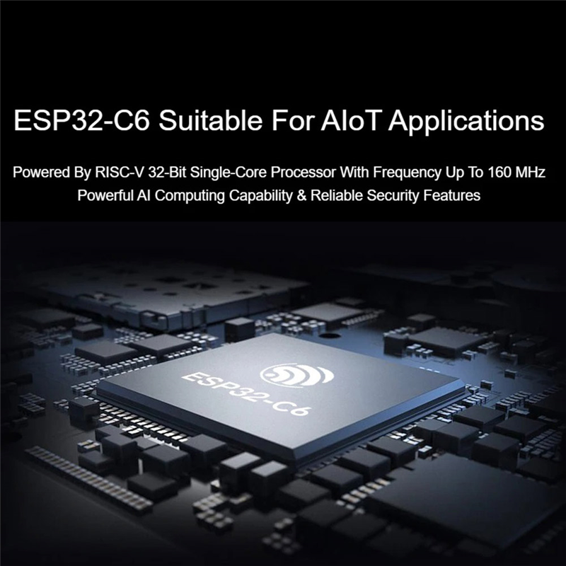 【7Rings Store】（NEW）ESP32-C6-Pico Development Board WiFi 6 Microcontroller ESP32-C6-MINI-1 Module Supports for ESP-IDF. 