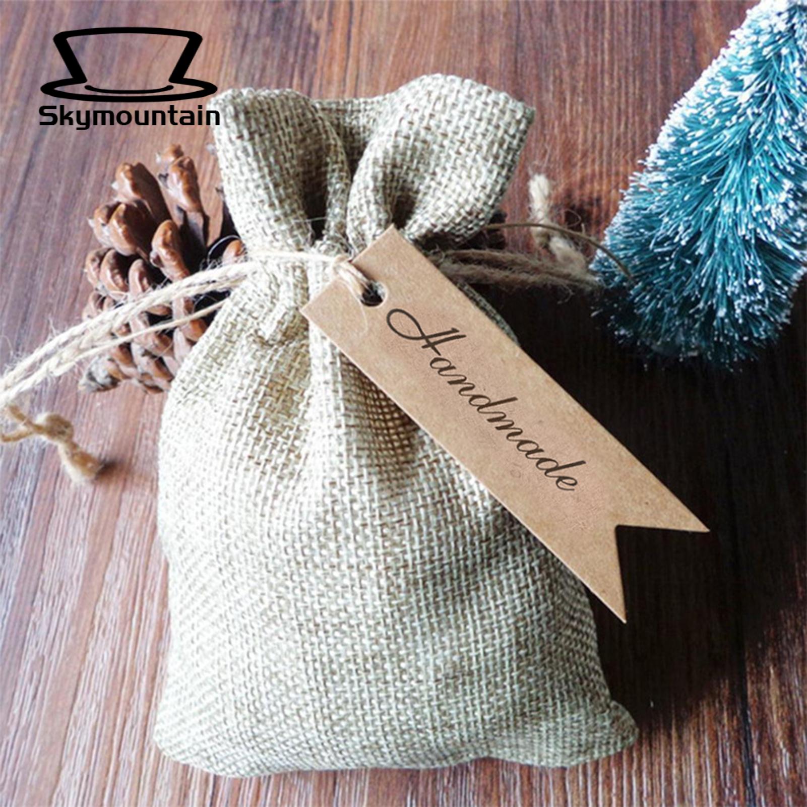 Skymountain Paper Tags Multi-purpose Handmade Gift Tags Thank You Paper Labels. 
