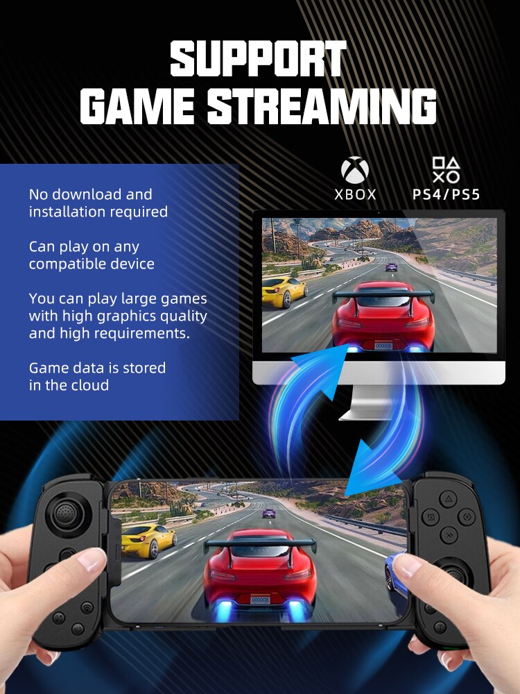 IOSdroid/Applicable to An six-axis gyroscope, mobile joystick PS4 game controller supports VILCORN streaming game controller with. 