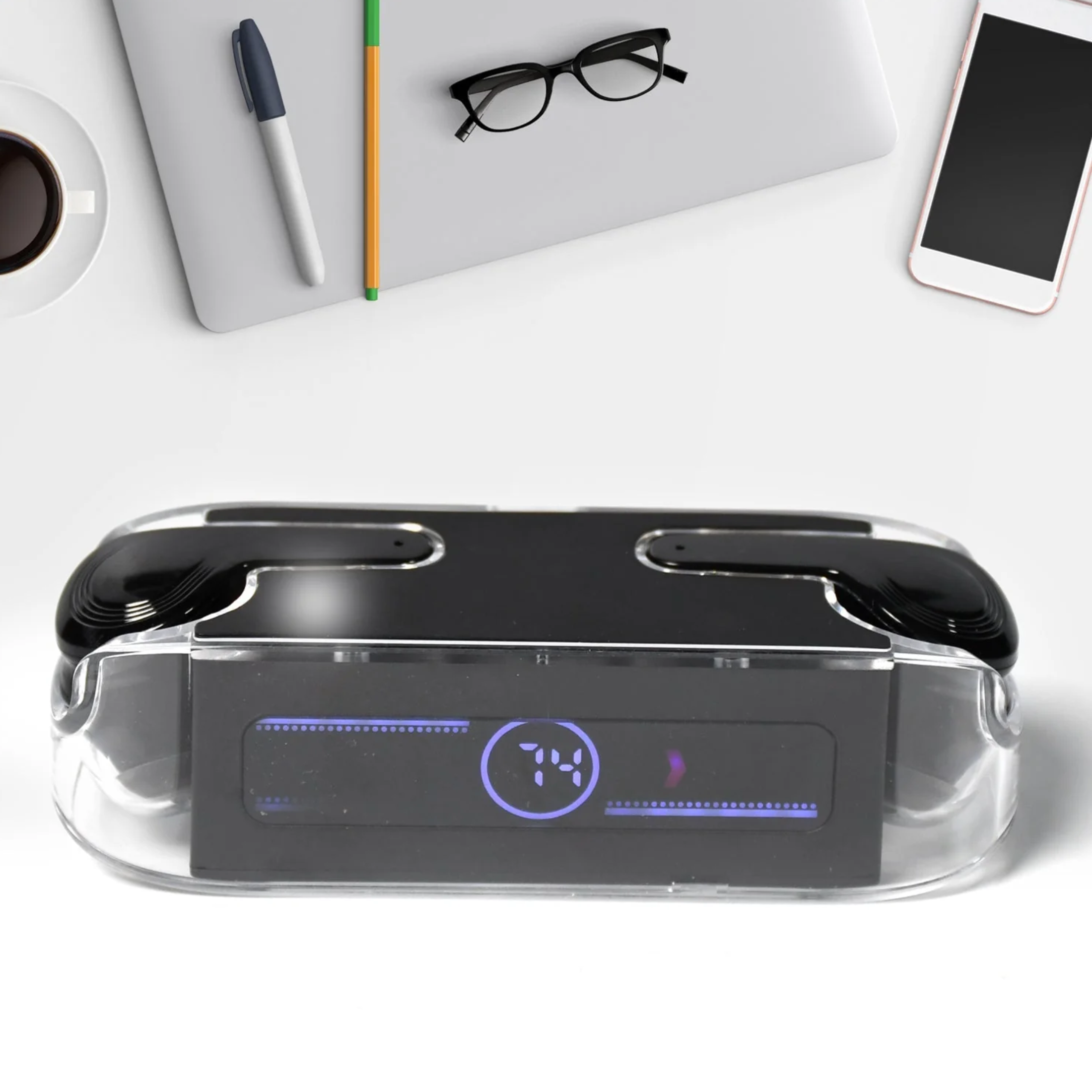 M12 Max TWS Earbuds Bluetooth 5.3 | 2 Side Calling | True Wireless Earphone | IPX7 Waterproof Bluetooth. 