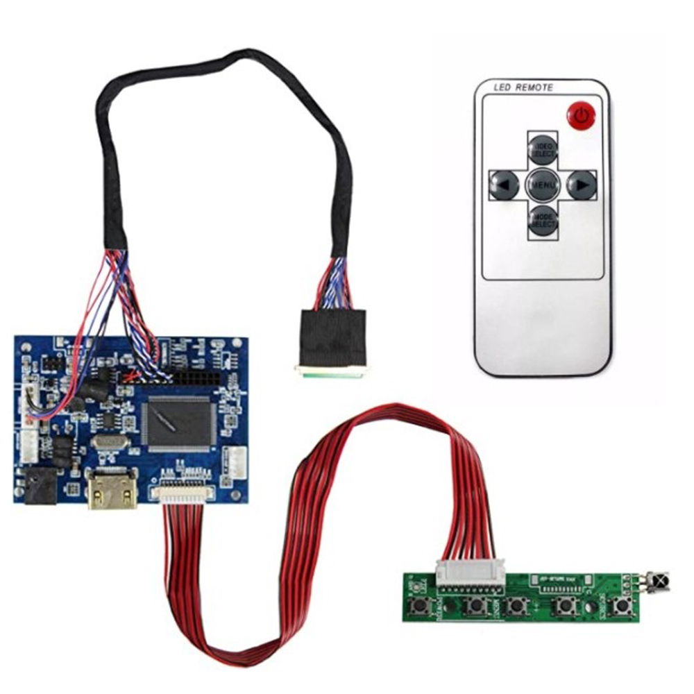【Fashion】AV LCD Controller Board 15.6Inch B156XW02 LP156WH2 1366X768 with Remote 40Pin Signal Keyboard Cable. 