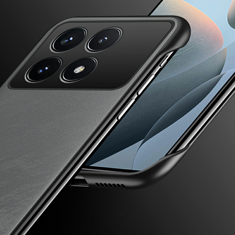 For Redmi Note 13 Pro Plus case Ultra Thin Frameless Case Matte Heat Ring Cover For Redmi Note 13Pro + Back Cover Phone cases. 