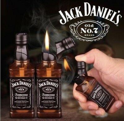 JACK DANIELS BOTTLE Bottle Lighter Refillable New Unique Smoking. 