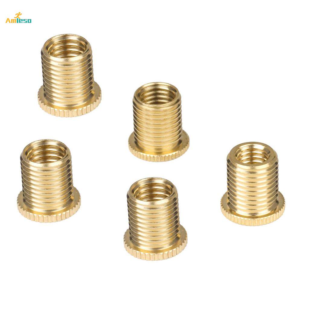 4x5X Aluminum Alloy Gear Shift Knob Thread Adapter Nuts Insert Set M10x1.25. 