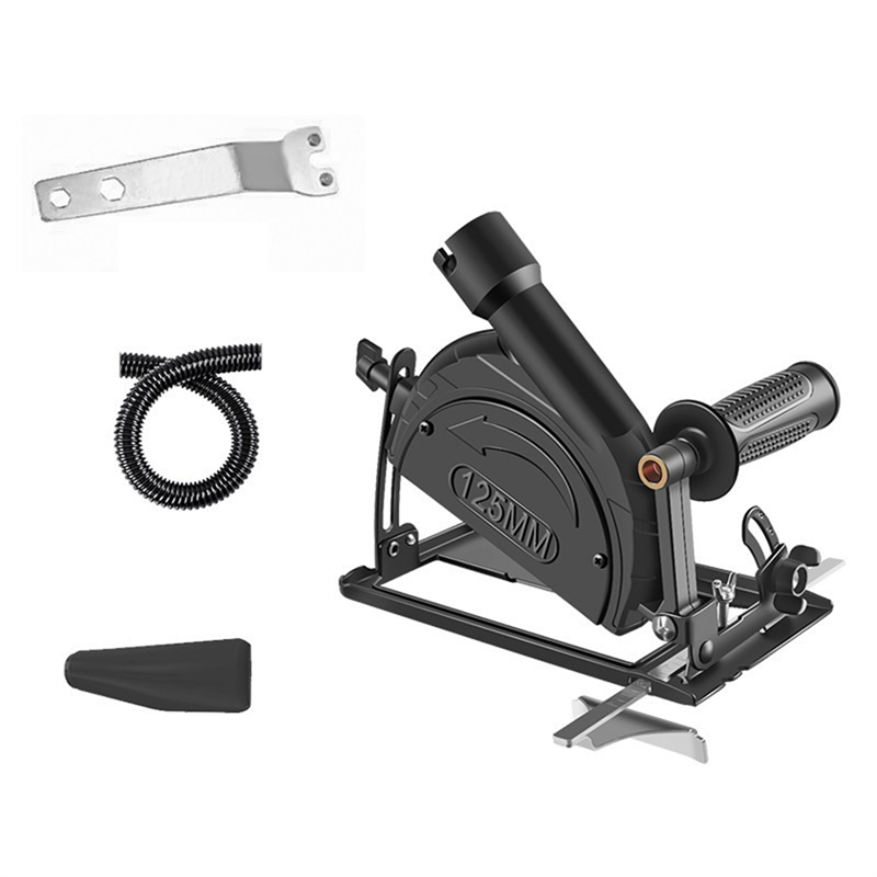 Hand Angle Grinder Converter Stand to Cutter Adjustable Grinder Bracket to Cutting Woodworking Table Tool with Guide Ruler. 
