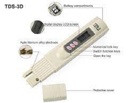 TIDS Digital Water Tester Meter 3-Pin. 