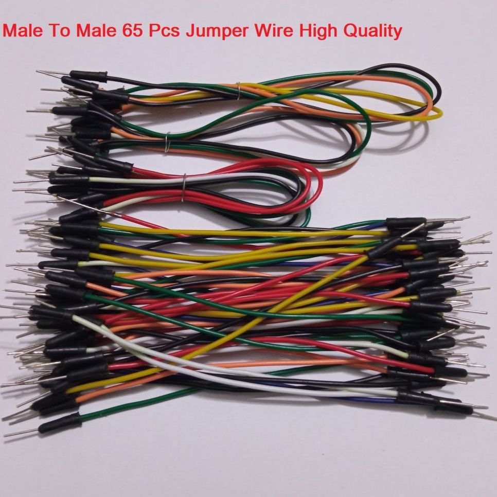 65Pcs Set M-M Jumper Wires Male To Male Ribbon Set Connecting Wire 65Pcs Male To Male Jumper Wire Cables Arduino Projects Prototyping Jumper Cable Diy - Multi Plug. 
