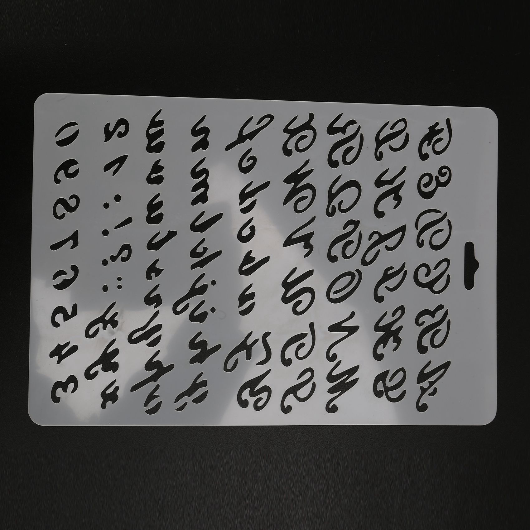 3X Lettering Stencils, Letter and Number Stencil, Painting Paper Craft Alphabet and Number Stencils ( 2). 