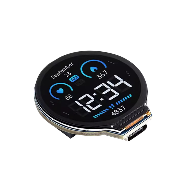 1 PCS ESP32-S3 Development Board, Integrates GC9A01 Display Driver Chip, 32-Bit LX7 Dual-Core Processor, Black ABS 1.28Inch IPS LCD