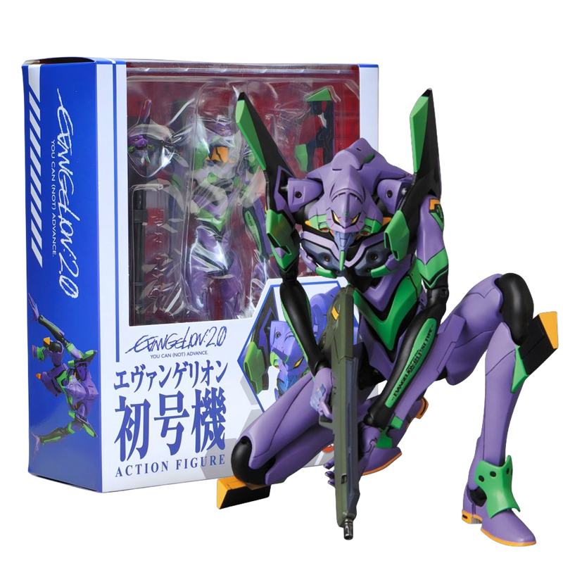 EVA NEON GENESIS EVANGELION EVA01 PROTOTYPE kari Shinji Langley Ayanami Rei Production Action Figures Robot Toy Armor Collection MuXiaRe