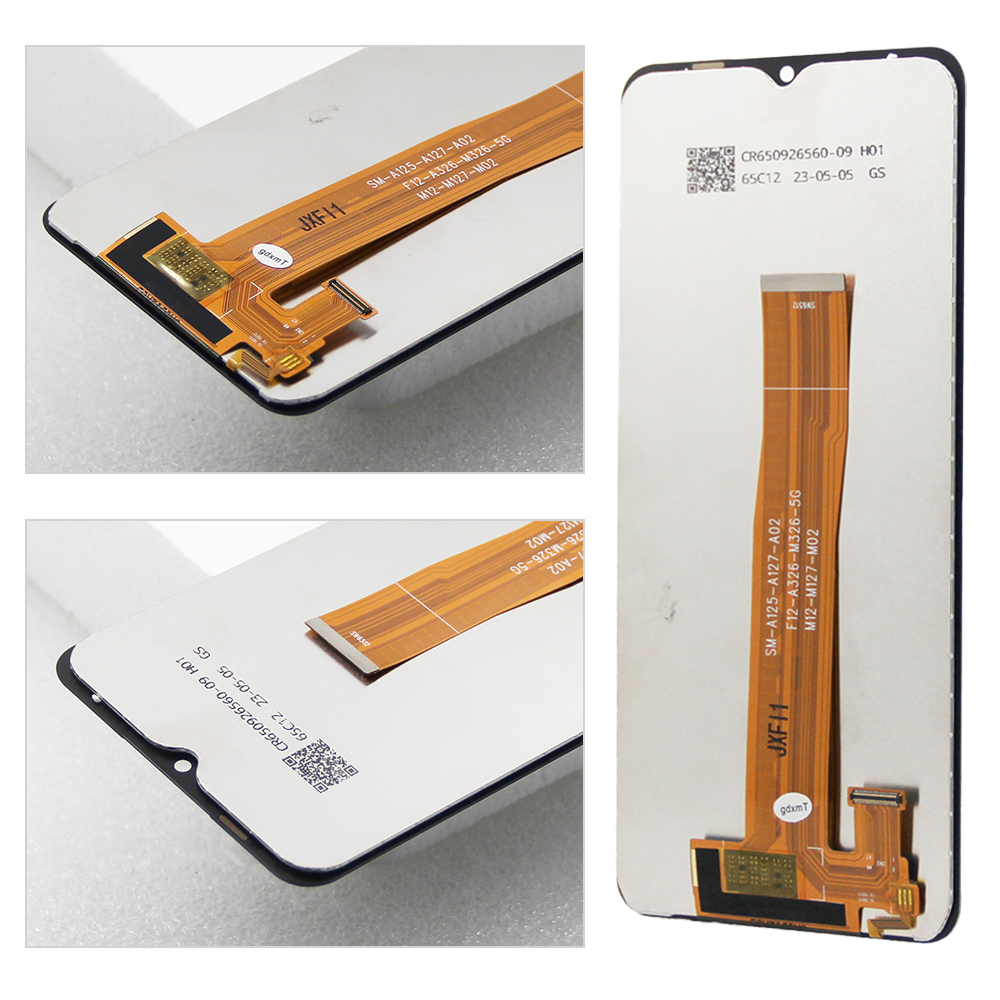 6.5'' For Samsung A12 Nacho SM-A127F A127 LCD with frame Display Touch Screen Digitizer Assembly For Samsung A127. 