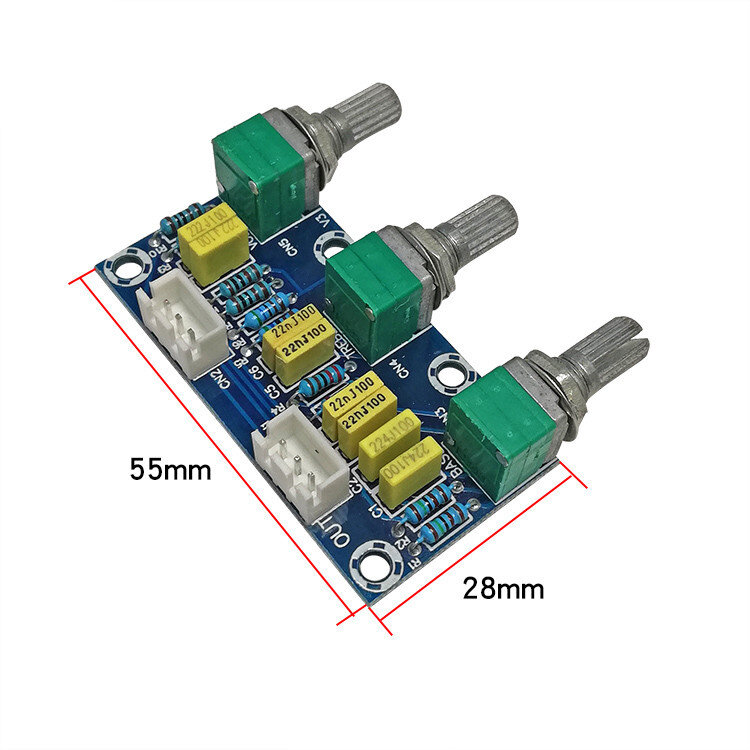 passive tone board power amplifier board front stage high and low voltage mixer attenuation type passive tone board XH-M802. 