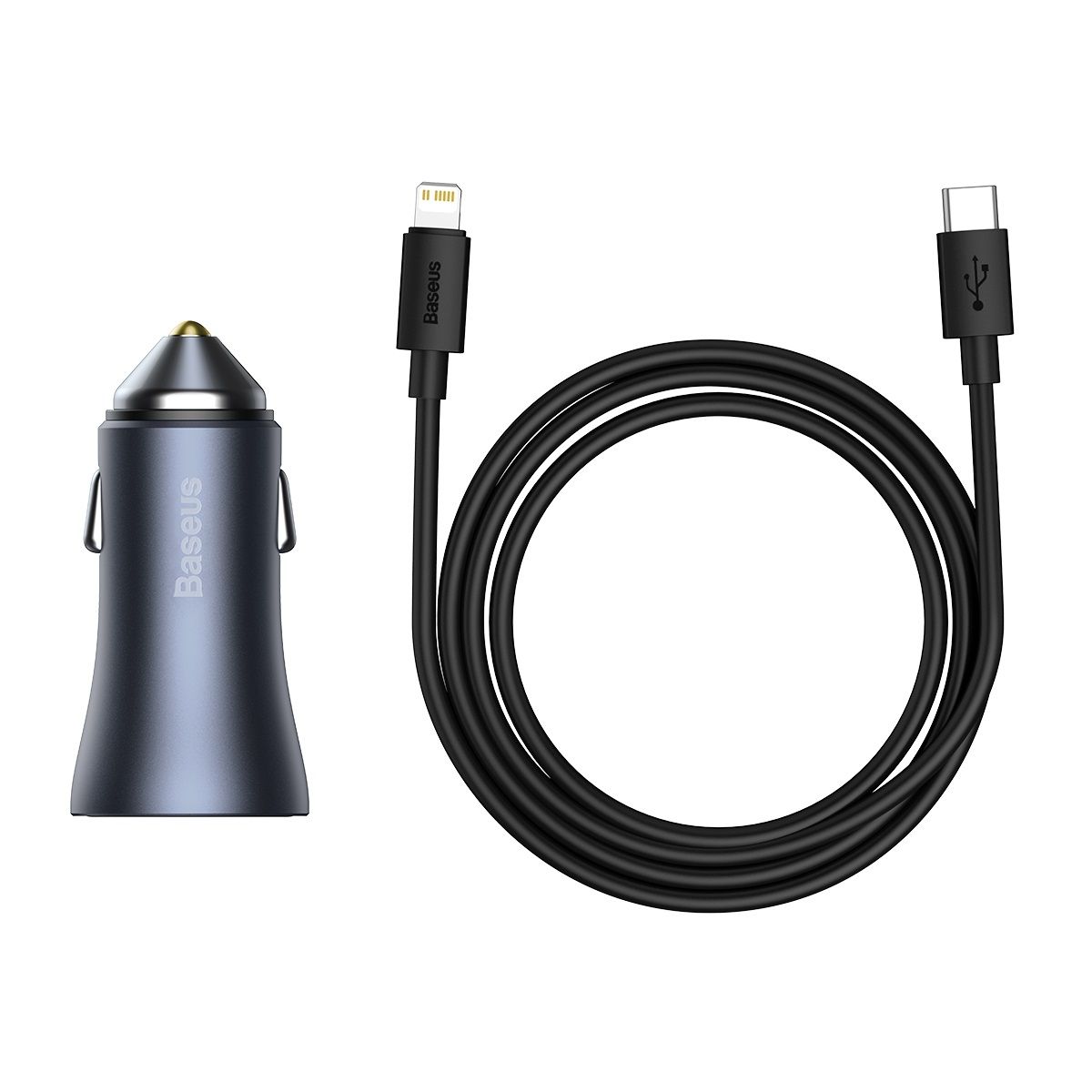 Baseus 40W Car Charger USB Fast Phone Charger with QC 4.0 3.0 Quick Charge Type C PD Charger For iP 14 13 12 Max Pro. 