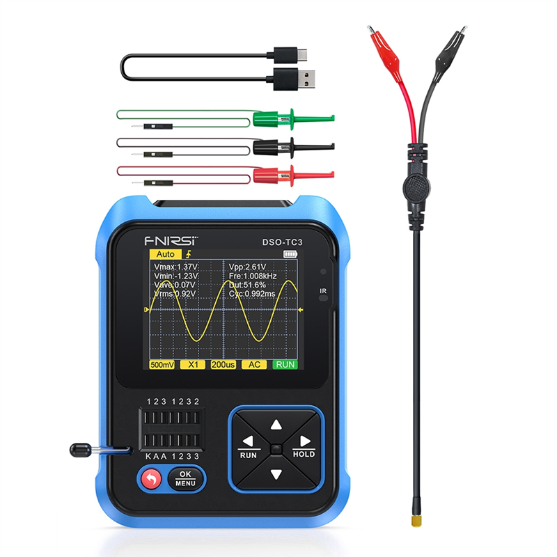 -TC3 Digital Oscilloscope Transistor LCR 3 in 1 Tester B. 
