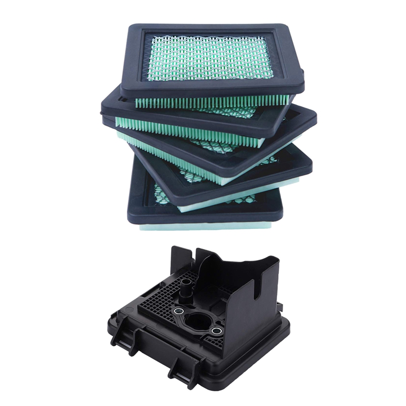 5 Pcs 17211-Zl8-023 Air Filter, Compatible & 1Pcs 17220-Zm0-030 Air Filter Case Housing + 1Pcs 17231-Z0L-050 Cover