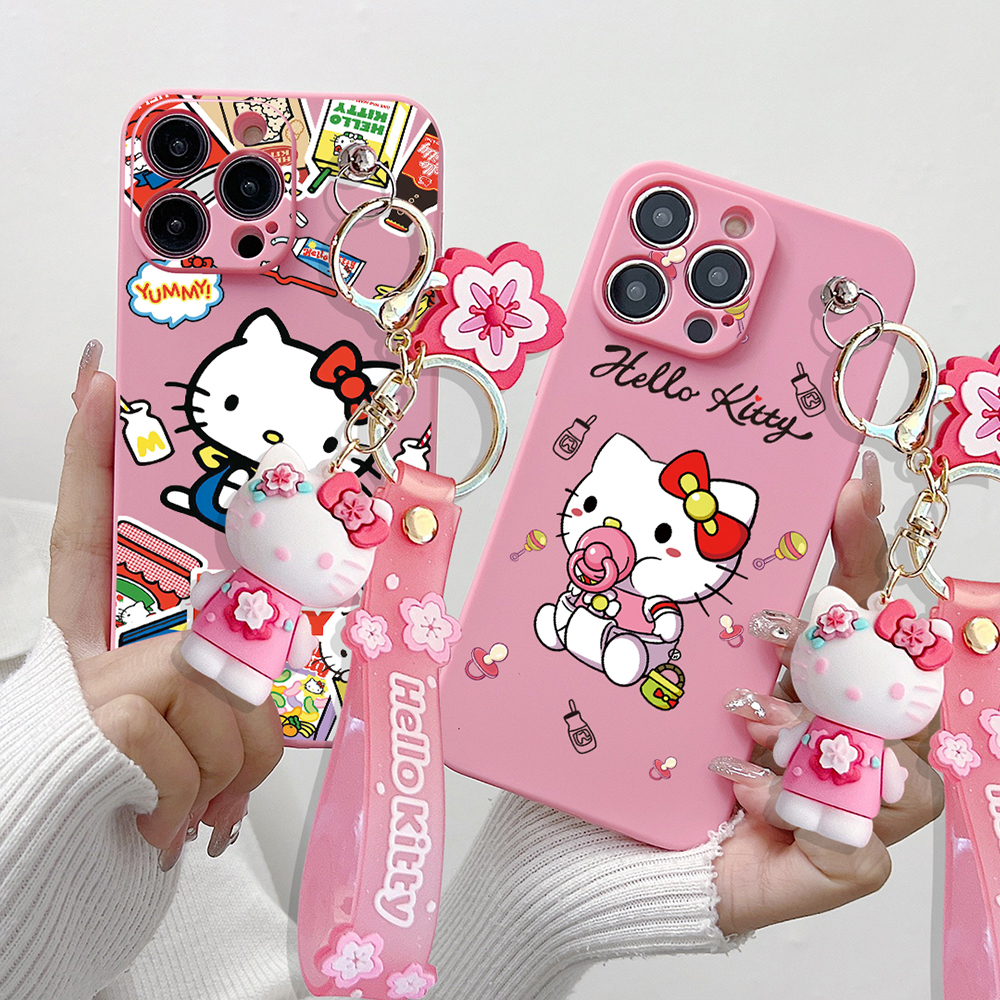 My Melody Soft Cover Case With Keychain For Xiaomi Redmi Note 8 8T 9 9A 9i 9C 10A 9T 10 10C 10X 11 11e 12 12C 13C 13R Pro 5G. 