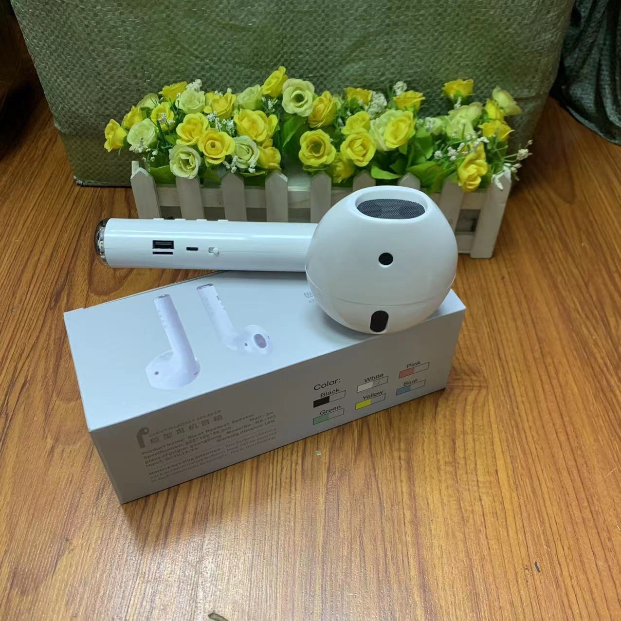 %Tik Tok Super Large Giant Headphone Speaker Large Apple 2nd Generation TWS Macaron Headset Bluetooth Speaker. 