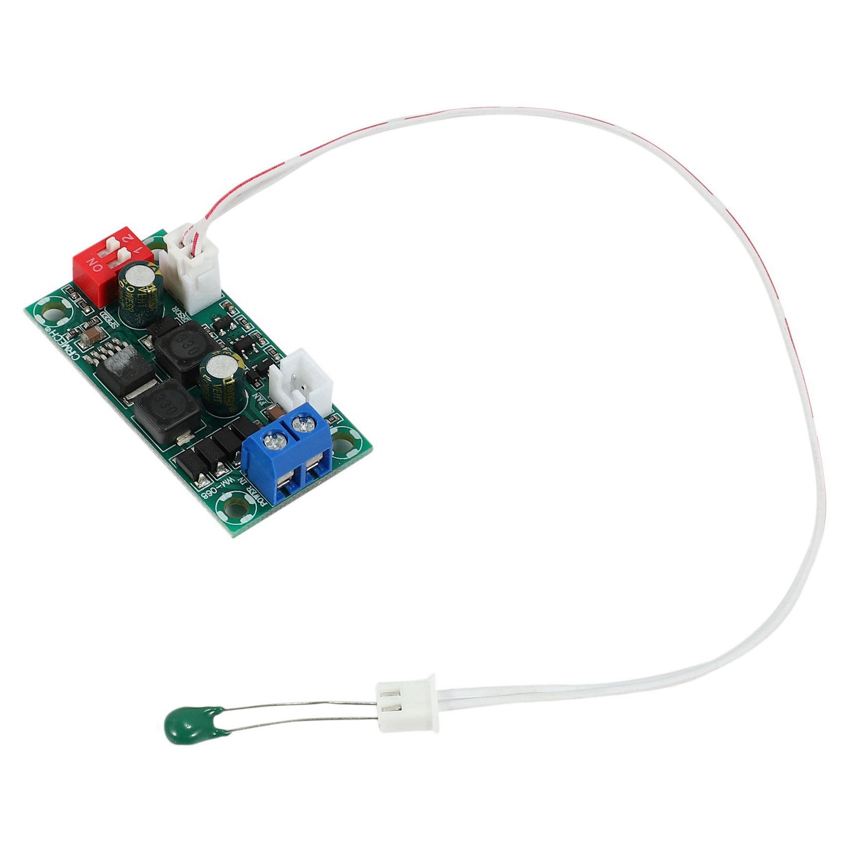 Electronic Thermostat Temperature Control Fan Module Speed DC 12V. 