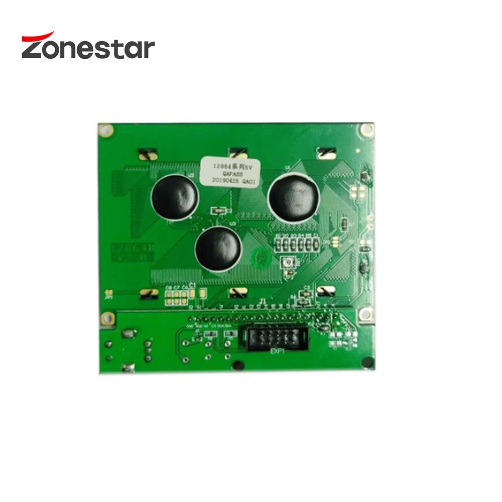 LCD 12864 LCD Cable LCD Display Module 128x64 Dots Blue Screen Backlight For ZRIB RAMPS Arduino Mega ZONESTAR. 